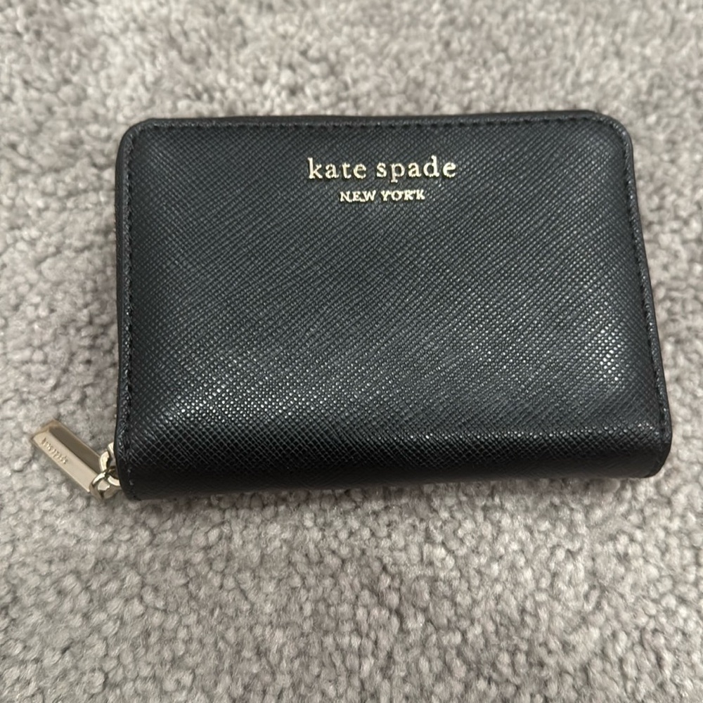 Spencer Saffiano leather zip wallet